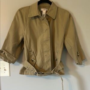 Isaac Mizrahi Khaki Utility Jacket